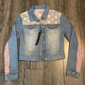 Chiqle denim architect jacket NWT size small